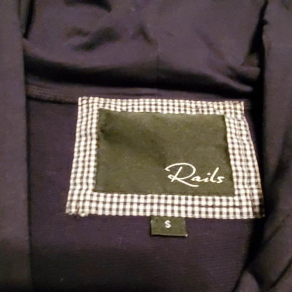 Rails S Black Button Front Jacket - Picture 2 of 3